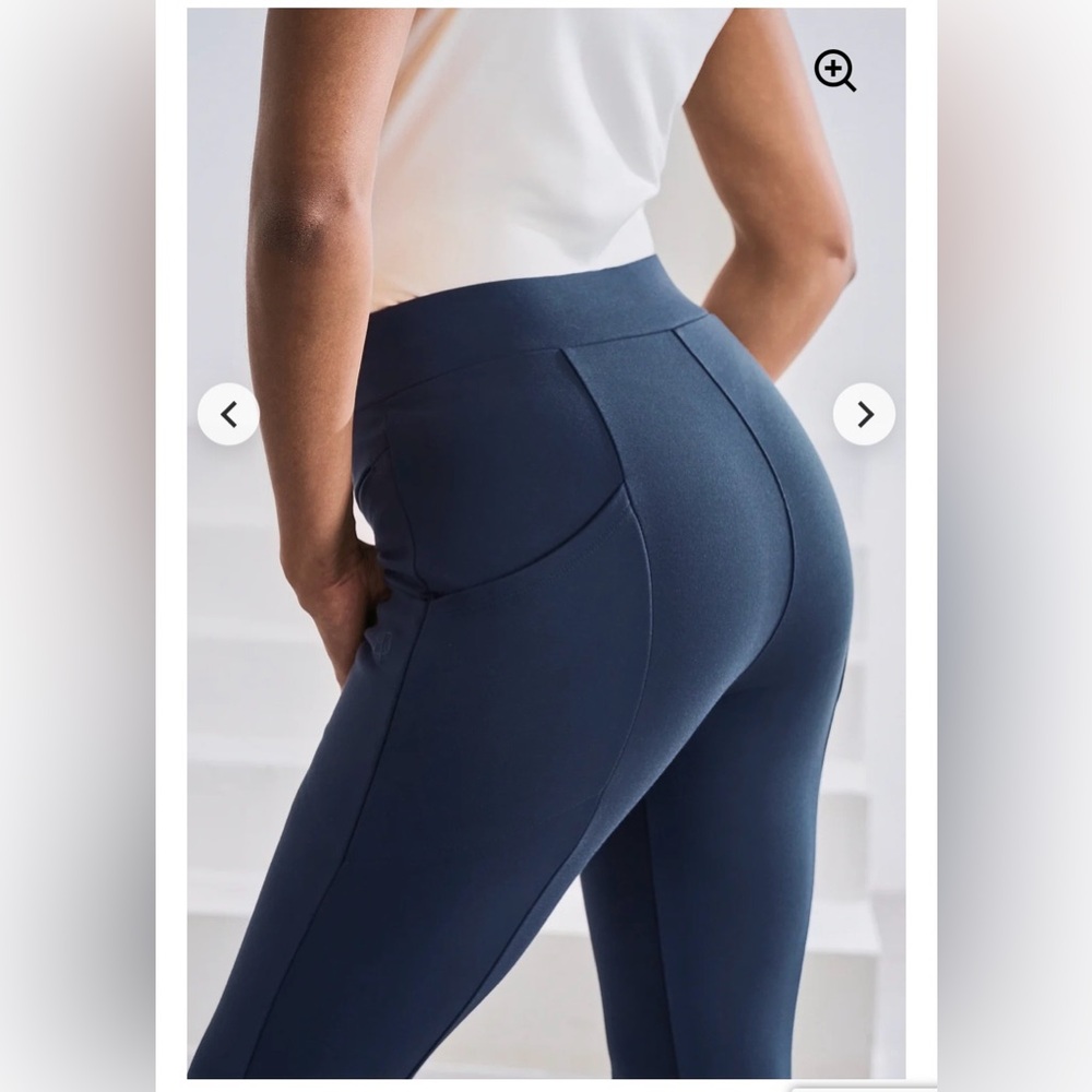 Betabrand XS & XSP Navy Journey Skinny Leg Pants Stretch Womens 25” & 27” Inseam - Picture 5 of 16
